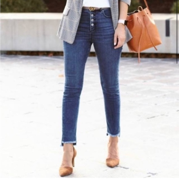 LOFT Denim - Loft high rise skinny jeans petite